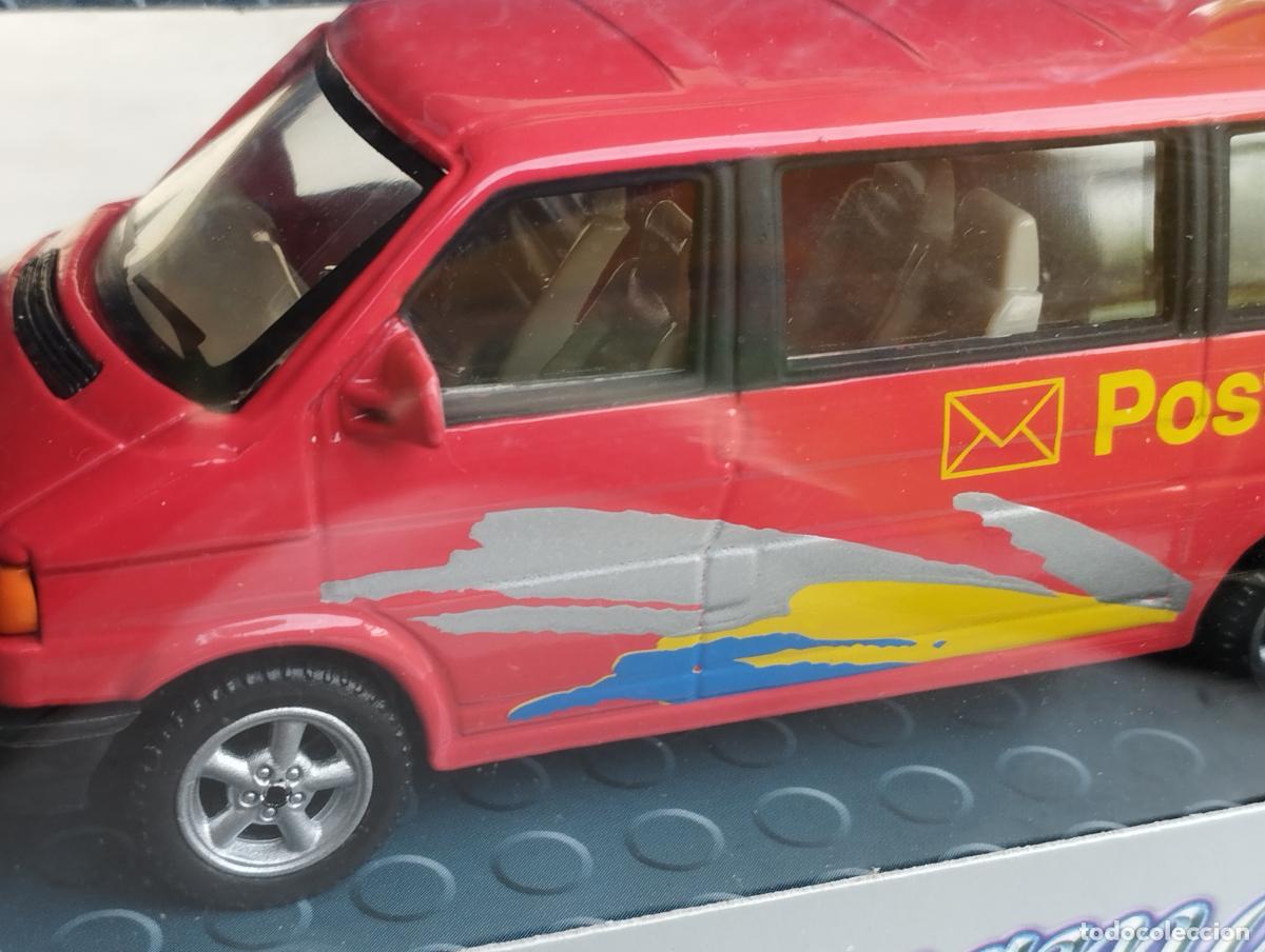 Coches a escala: FURGONETA VW VOLKSWAGEN TRANSPORTER IV MICROBUS SAMBA POST CORREOS HONGWELL CARARAMA CAJA