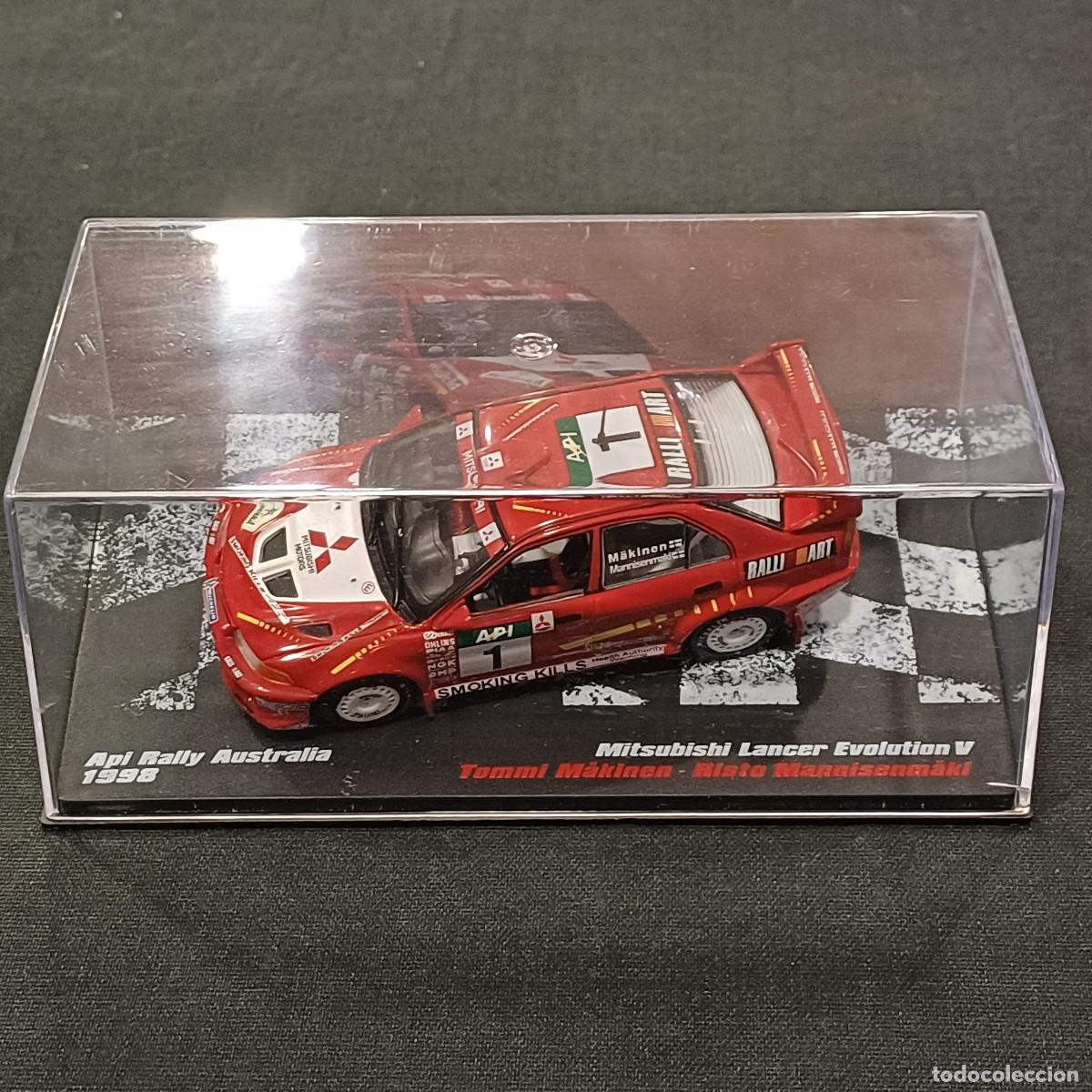 Coches a escala: MITSUBISHI LANCER EVOLUTION V/TOMMI MAKINEN/ALTAYA.