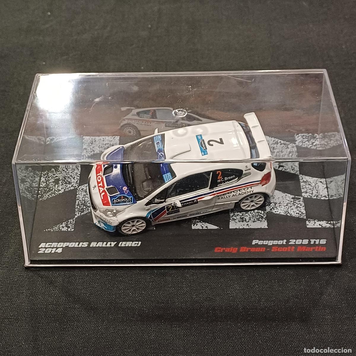 Coches a escala: PEUGEOT 208 T16/ACROPOLIS RALLY 2014/ALTAYA.