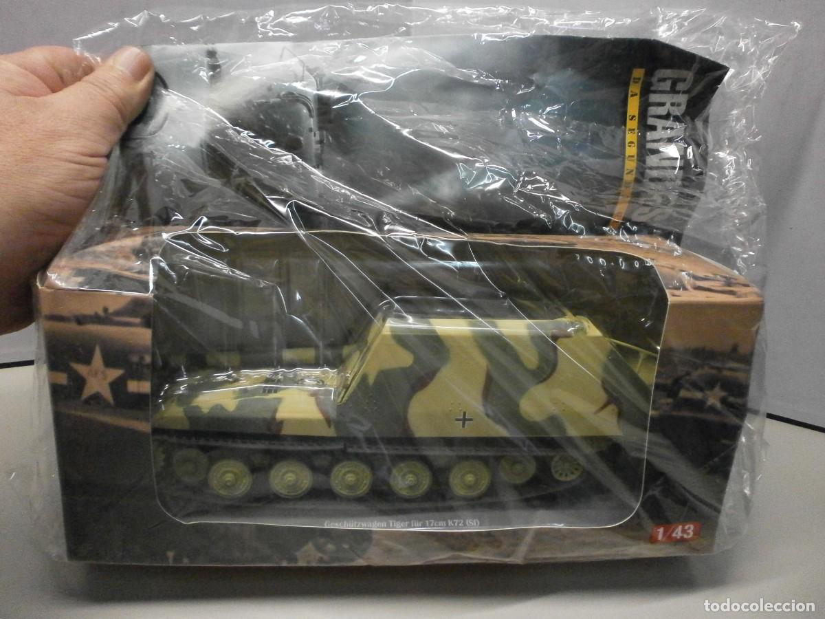 Coches a escala: coleccion grandes tanques 1/43 de la segunda guerra mundial tiger fur 17cm k72 sf germany