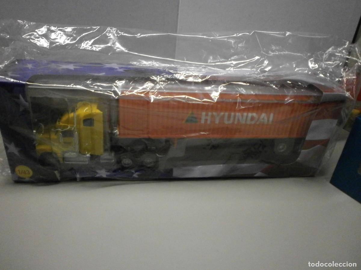 Coches a escala: coleccion altaya semi remolques americanos 1/43 fasciculo n&ordm; 62 freightliner fld 112 hundai