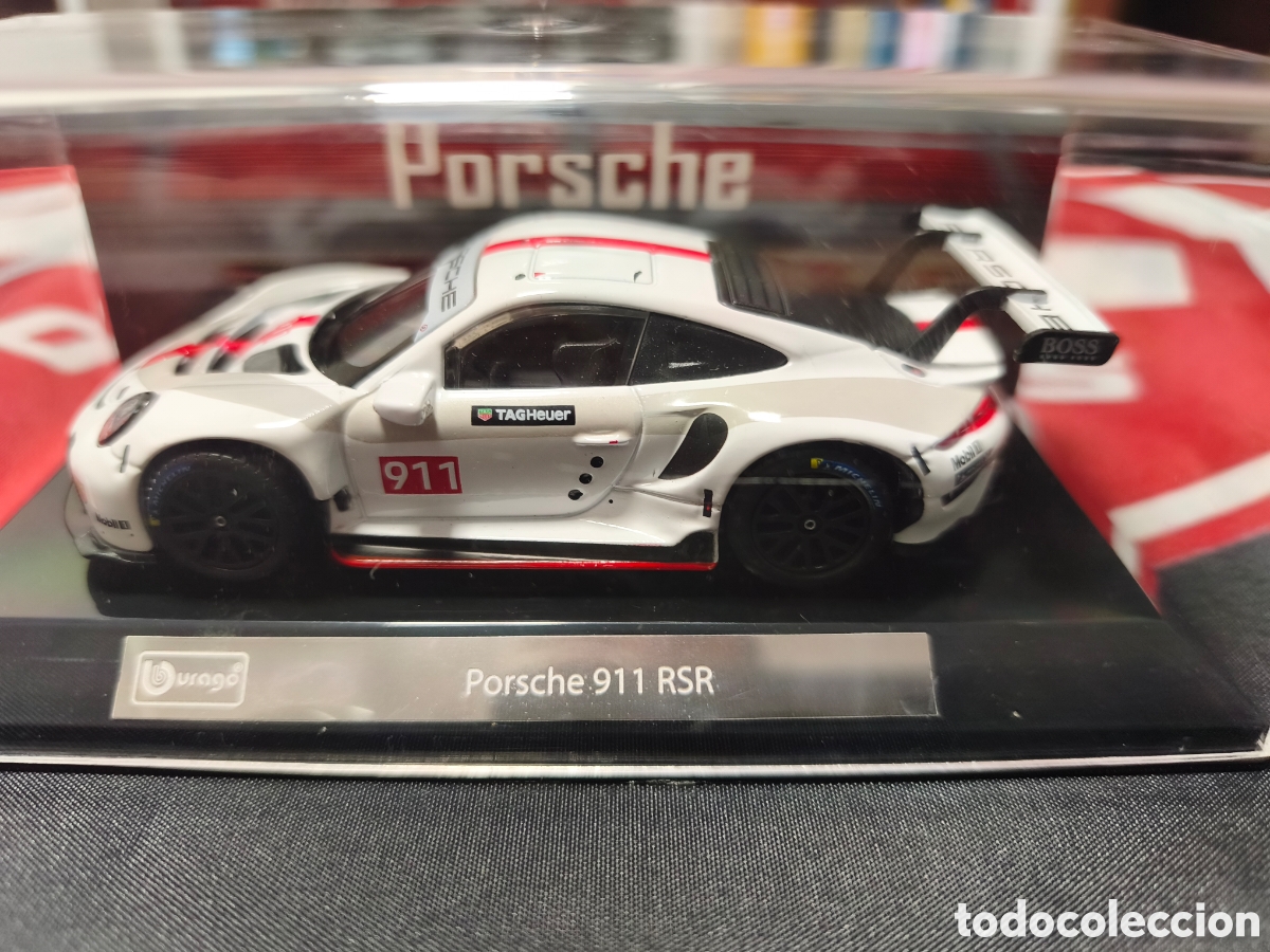 Coches a escala: WEC. Porsche 911 (992) RSR. 24h Daytona 2020. Burago 1/43. Leer bien descripci&oacute;n