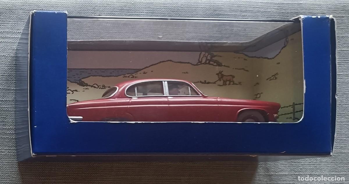 Coches a escala: Tintin Coche Atlas 40 Jaguar de la Isla negra Ed. francesa