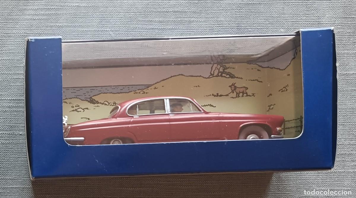 Coches a escala: Tintin Coche Atlas 40 Jaguar de la Isla negra Ed. francesa