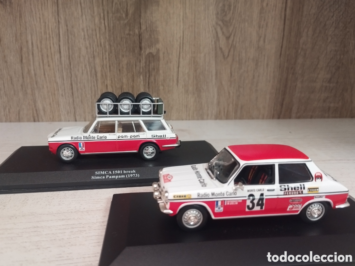 Coches a escala: PACK SIMCA RALLY MONTECARLO '73