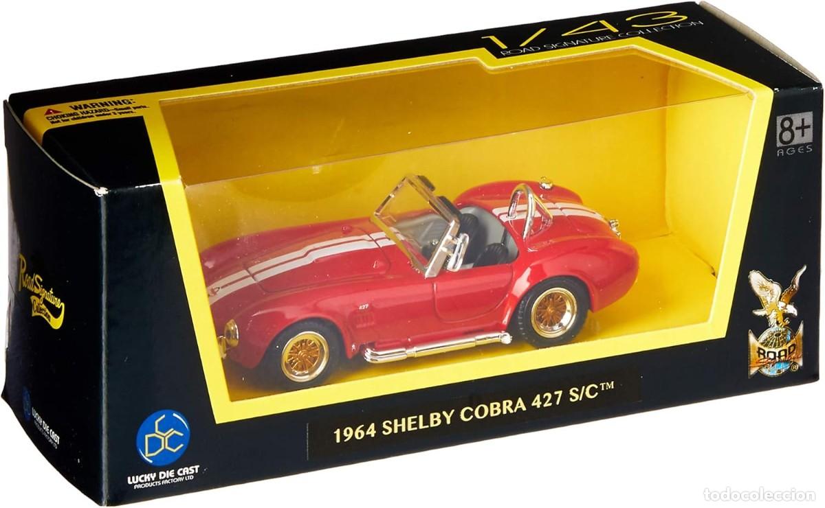 Coches a escala: Coche cl&aacute;sico deportivo americano Shelby Cobra 427 S/C - A&ntilde;o 1964 (Escala 1:43) American car. Nuevo.