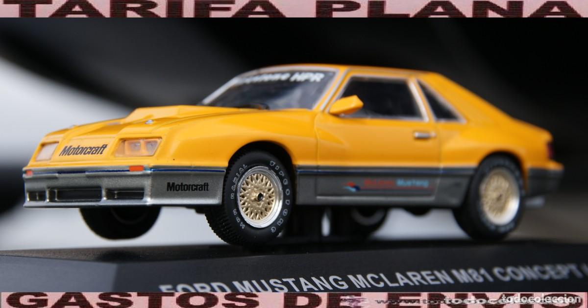Coches a escala: FORD MUSTANG MCLAREN M81 CONCEPT 1980 ESCALA 1:43 ALTAYA EN caja