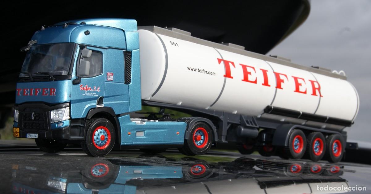 Modellautos: CAMION RENAULT T 2016 CISTERNA TEIFER S.L. ESCALA 1/43 DE SALVAT EN SU EMBALAJE ORIGINAL