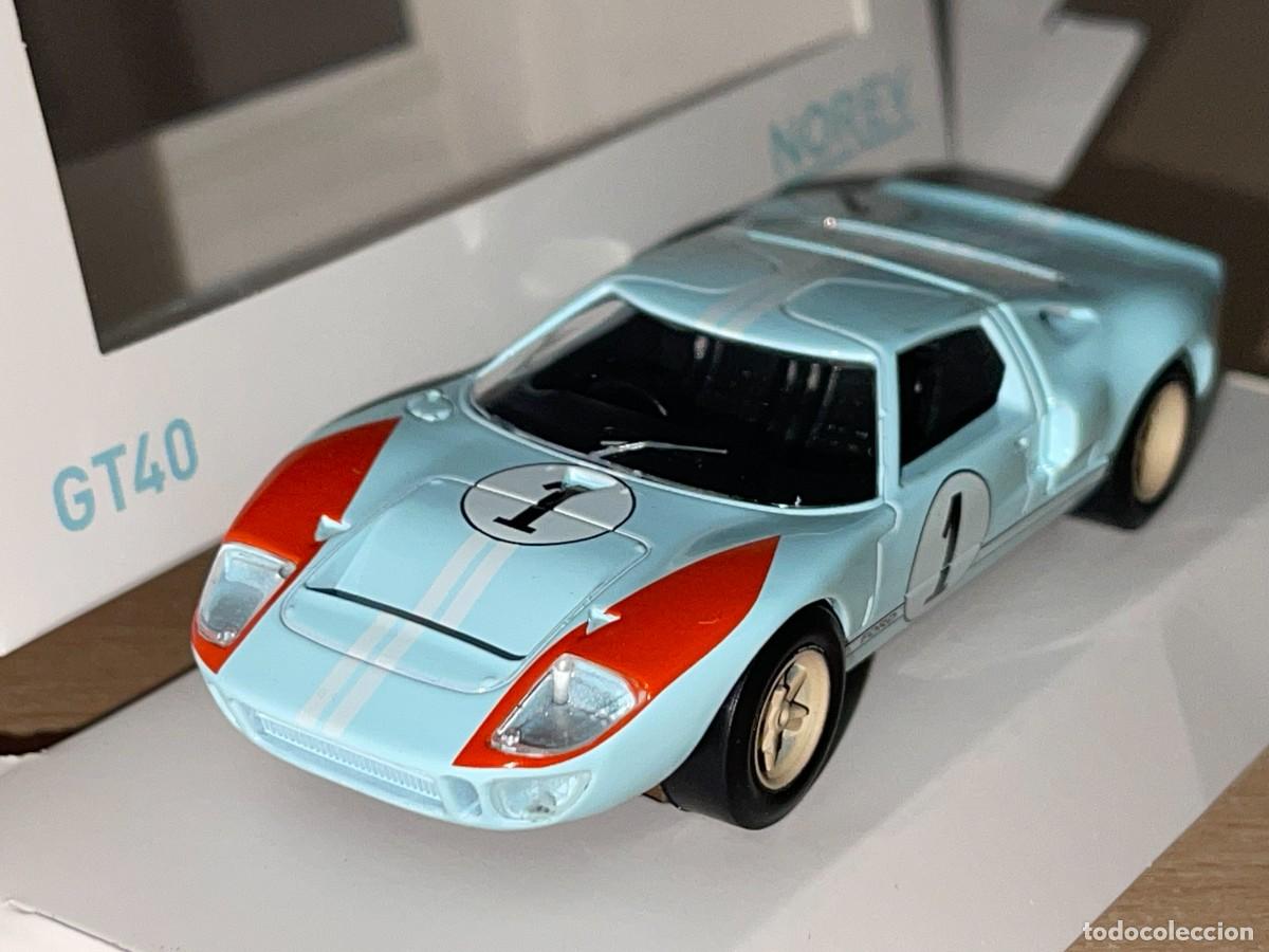 Coches a escala: Norev coche FORD GT40 N&ordm;1 azul tono GULF 1/43 die-cast metal car escala 1:43 gt 40
