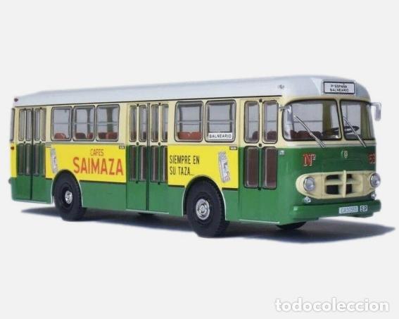 Coches a escala: Pegaso 6021 A 1964 Saimaza 1:43 Ixo Salvat Autob&uacute;s bus