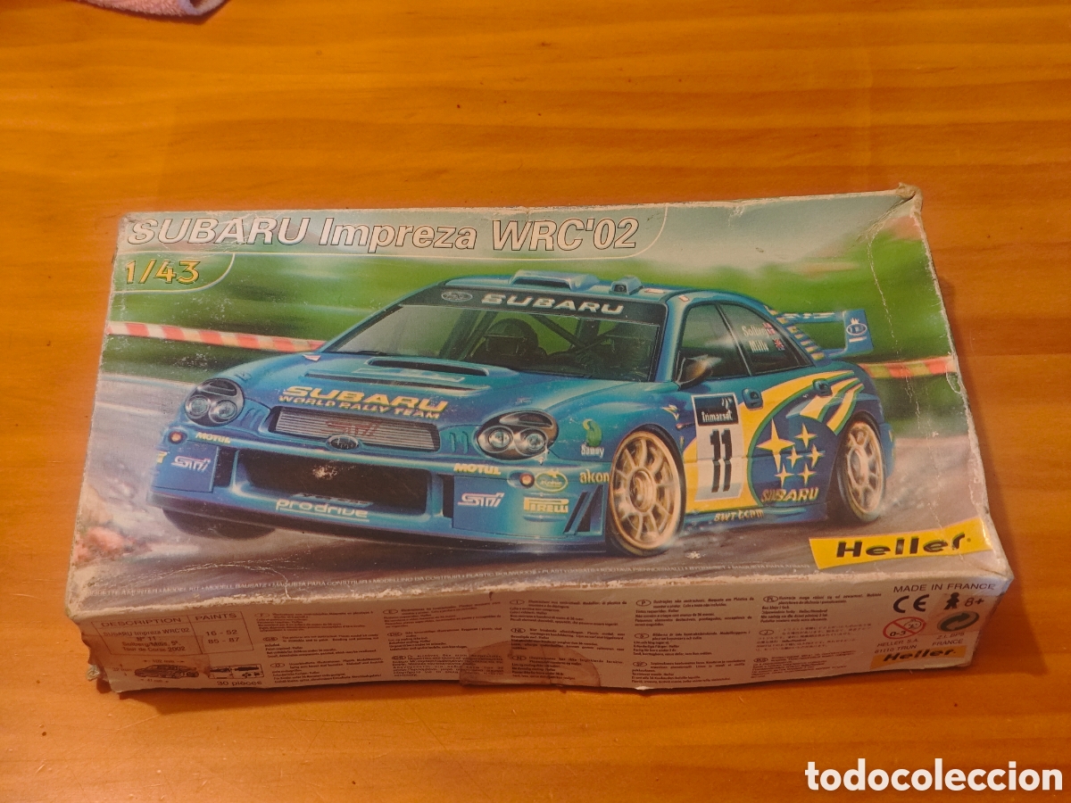 Coches a escala: Maqueta Heller Subaru Impreza WRC'02.