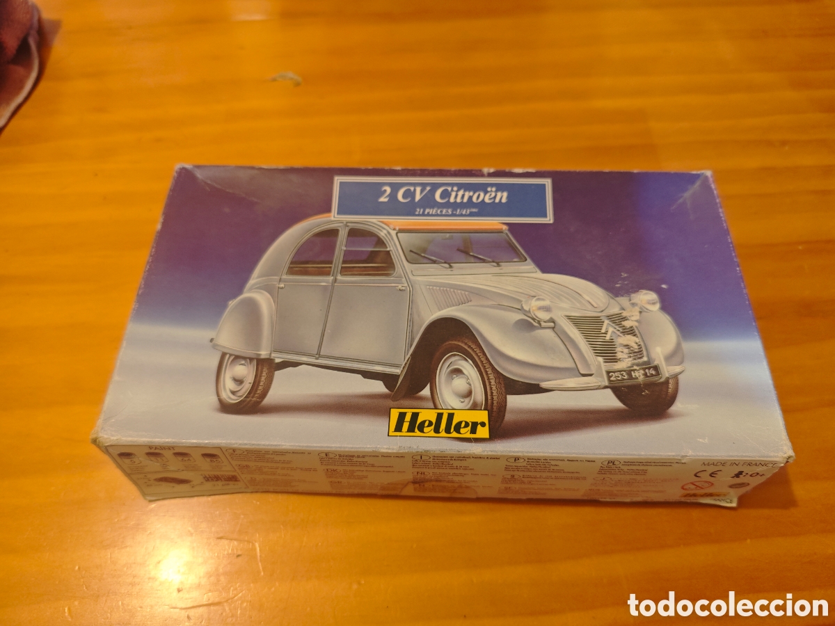 Coches a escala: Antigua Maqueta Heller 2Cv Citro&euml;n.