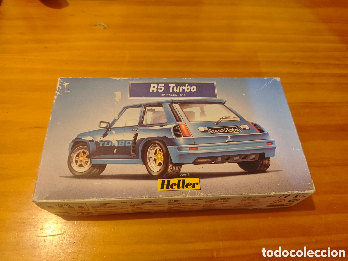 Coches a escala: Antigua Maqueta Heller R5 Turbo.
