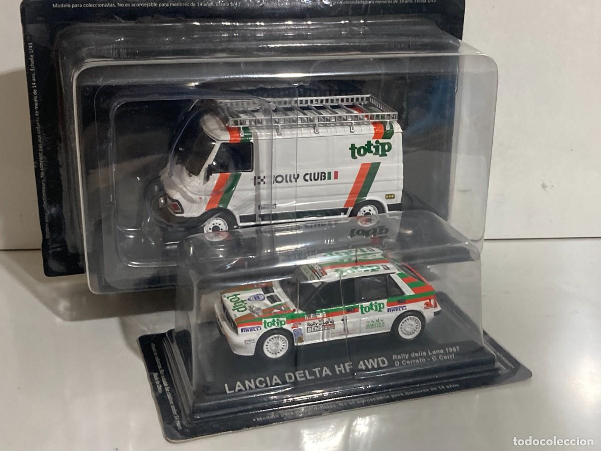 Coches a escala: ASISTENCIA, 1/43, FIAT 242, JOLLY CLUB, TOPTIP, 1985 + LANCIA DELTA HF 4WD, N&ordm;1, DARIO CERRATO