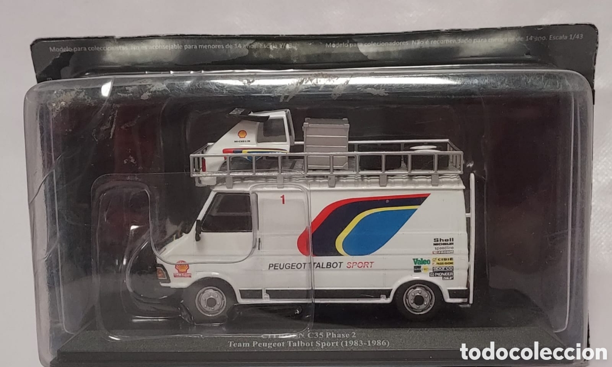 Coches a escala: Citro&euml;n C35 Team Peugeot Talbot Sport Altaya 1/43