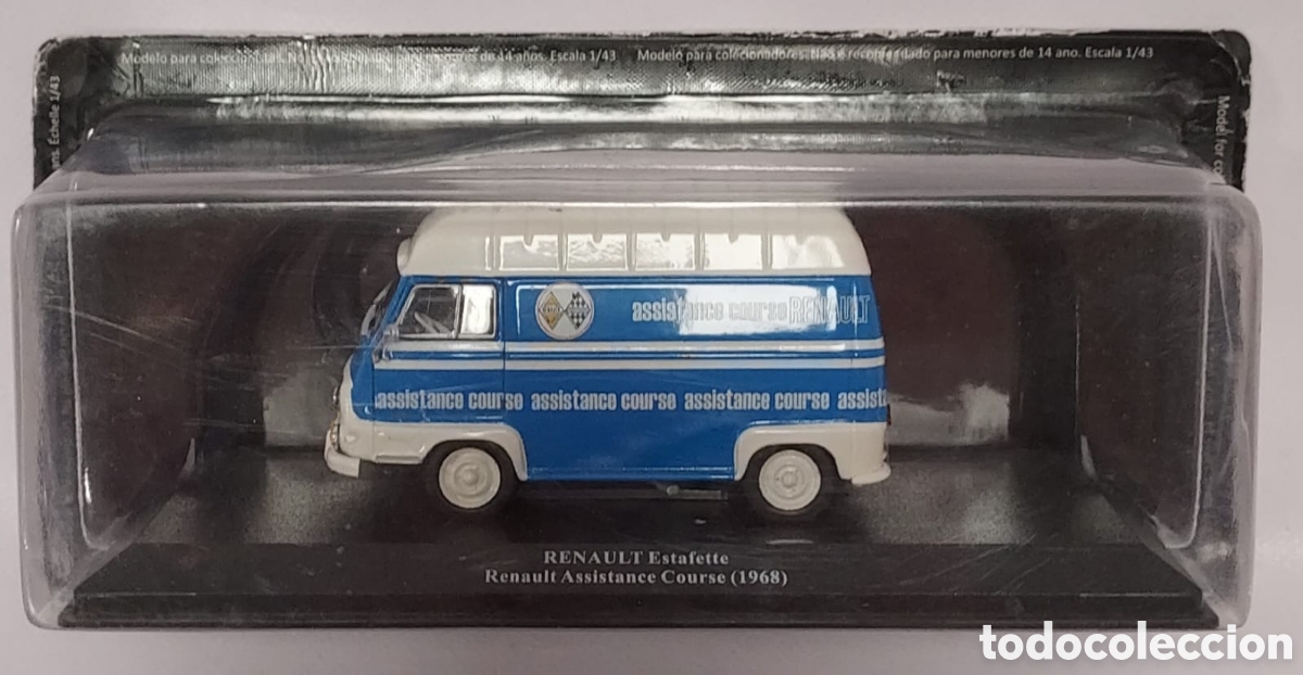 Coches a escala: Renault Estafette Renault Assistance Course 1968 Altaya 1/43