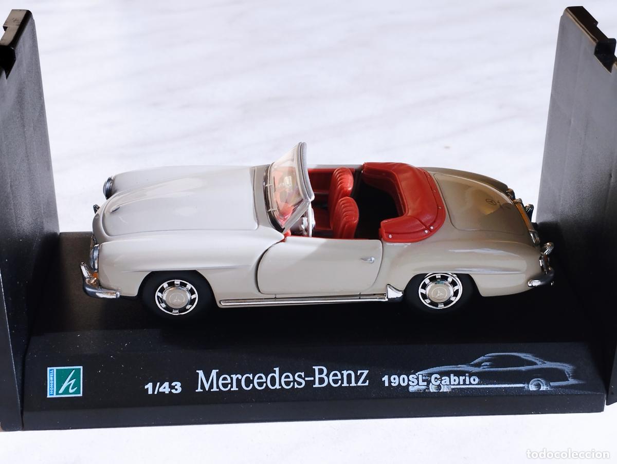 Coches a escala: MERCEDES BENZ 190 SL CABRIO DE HONGWELL CARARAMA ESCALA 1,43 NUEVO EN SU CAJA MUY BUENO