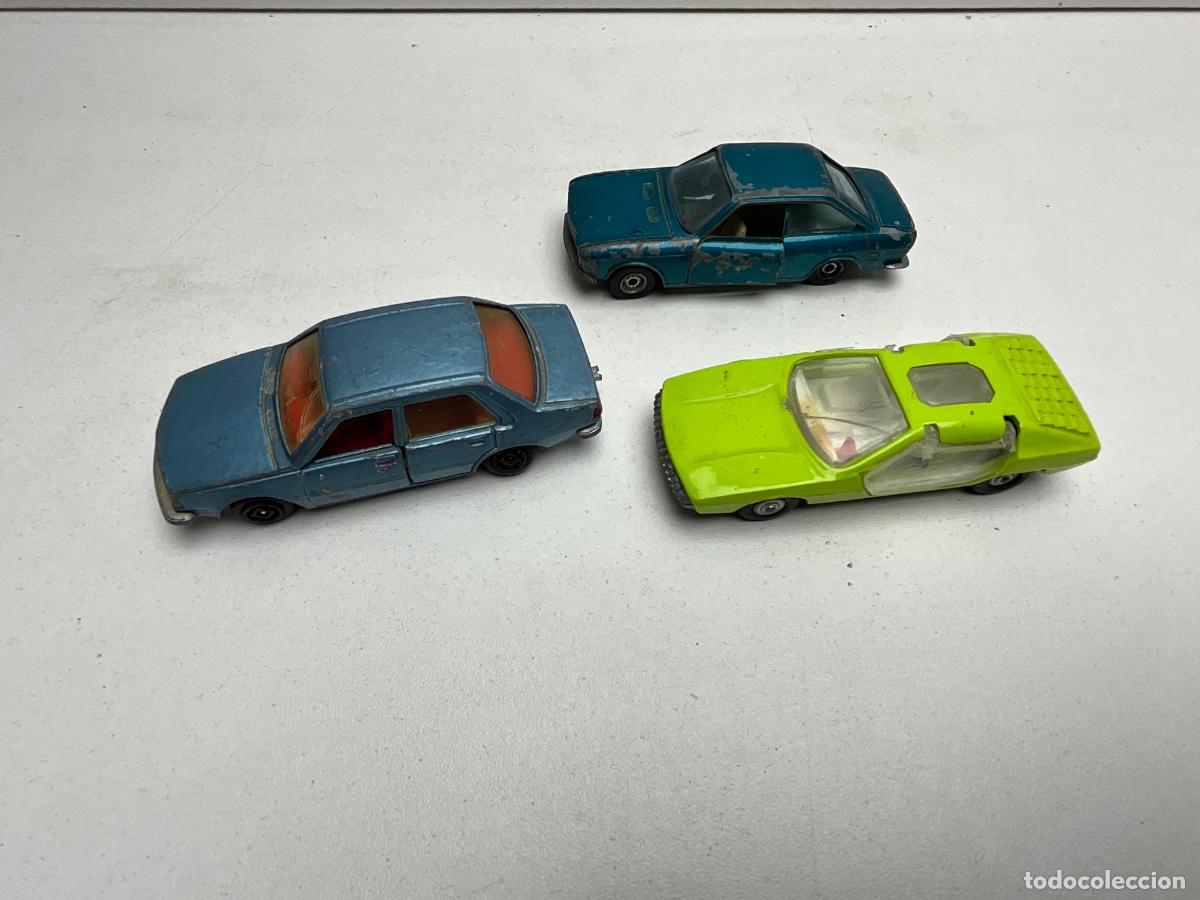 Coches a escala: LOTE COCHES GUISVAL - RENAULT 18-SEAT124-LAMBORGHINI-SIN CAJA-MADE IN SPAIN-PARA RESTAURAR Y REPARAR