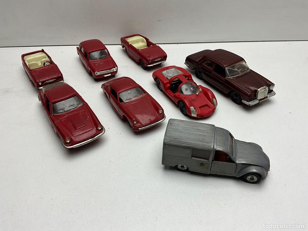 Coches a escala: LOTE COCHES NACORAL -GRAN LOTE DESGUACE O PIEZAS - MADE IN SPAIN - PARA RESTAURAR Y REPARAR