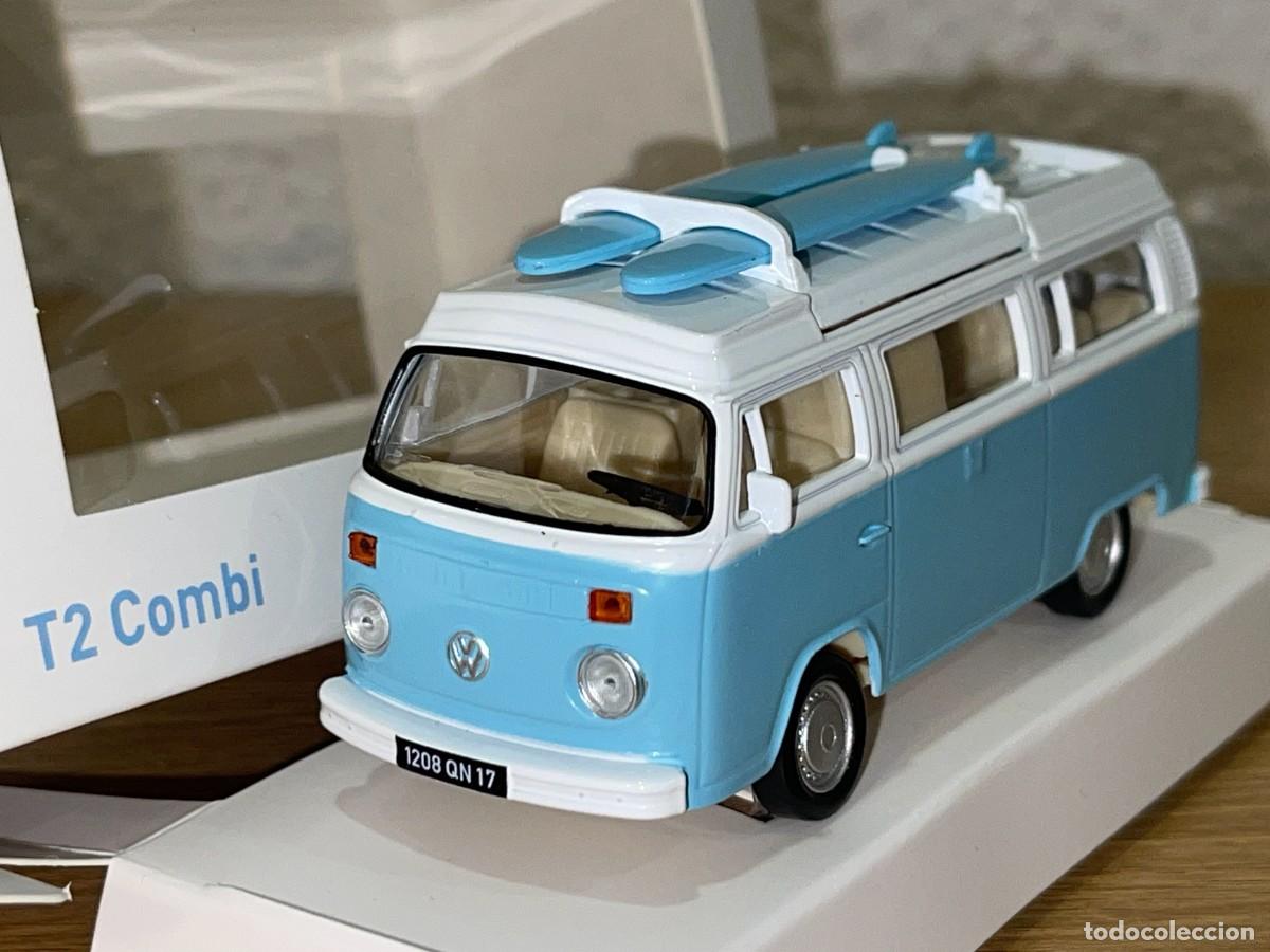 Coches a escala: Norev Furgoneta Volkswagen VW T2 Combi Surf 1:43 metal
