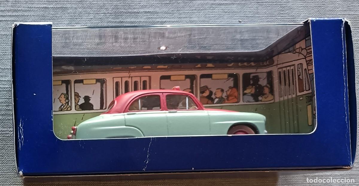 Coches a escala: Tintin Coche Atlas 21 El taxi Simca del asunto Tornasol Ed. francesa