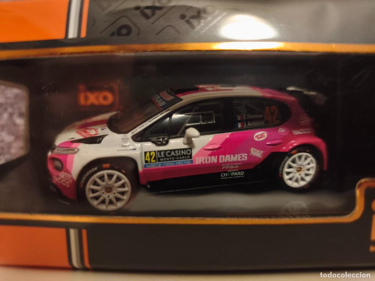 Coches a escala: Rally. Citroen C3 Rally2. S. Rumeau-Montecarlo (Iron Dames). IXO 1/43. Leer bien descripci&oacute;n
