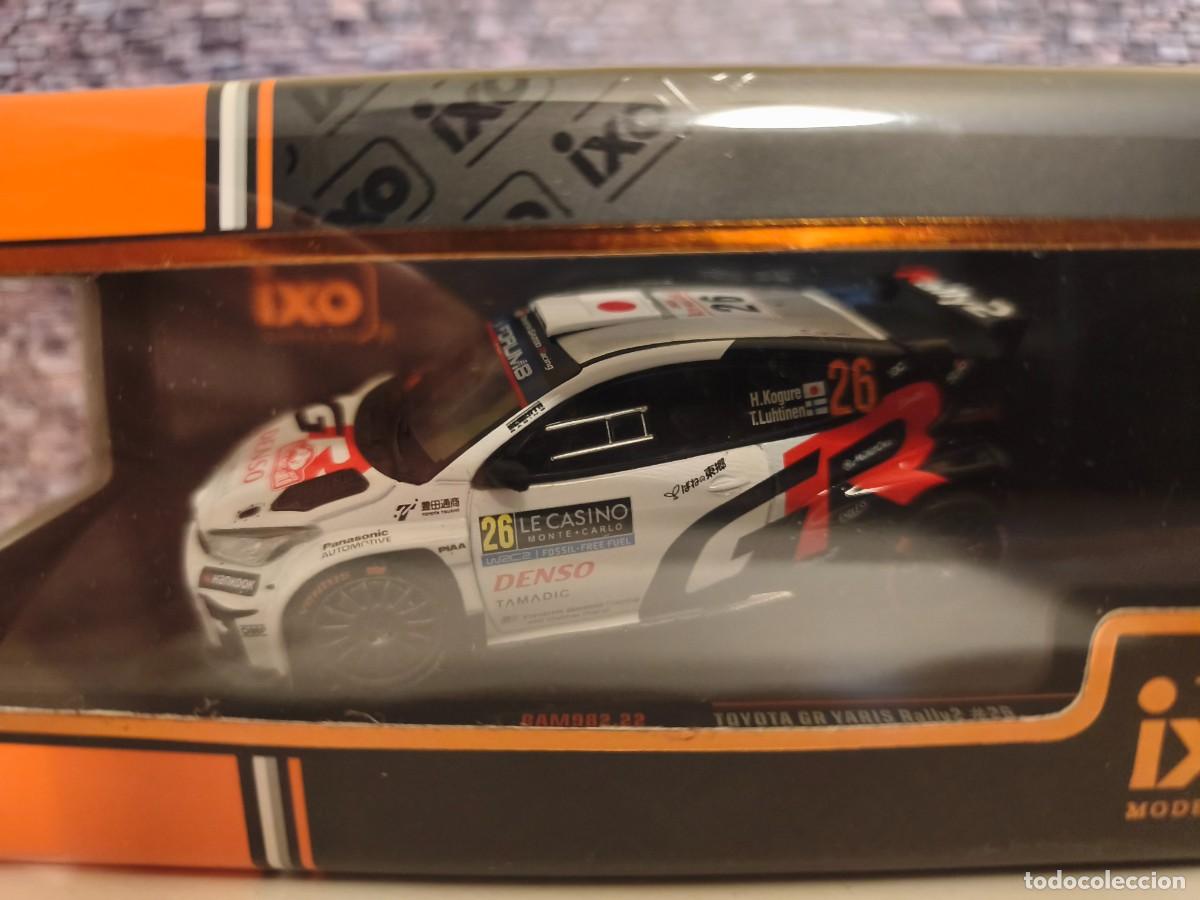 Coches a escala: Rally. Toyota Yaris GR Rally2. H. Kogure-Montecarlo 2025. IXO 1/43. Leer bien descripci&oacute;n
