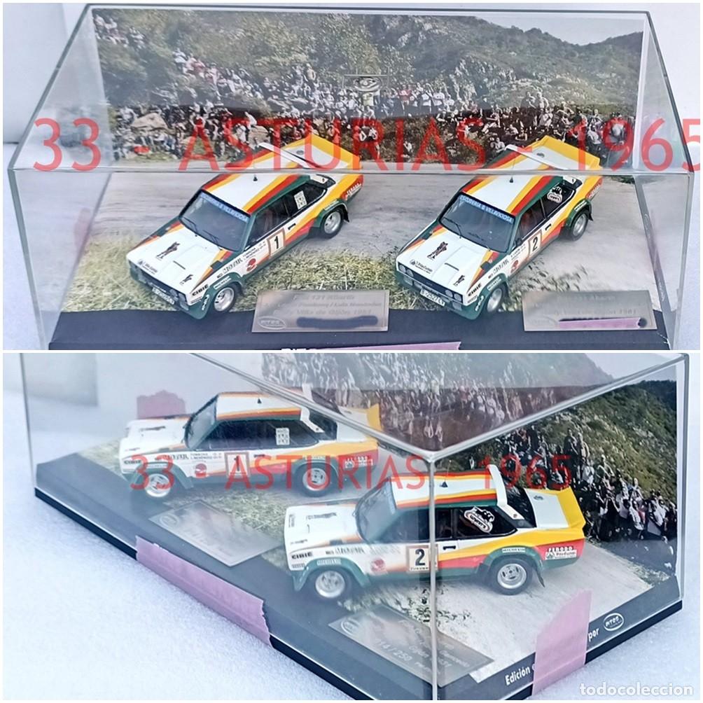 Auto in scala: 1/43 PITES COFRE FIAT 131 ABARTH RALLY VILLA DE GIJ&Oacute;N 1981 FOMBONA Y CARD&Iacute;N EL GAITERO COMPETICI&Oacute;N