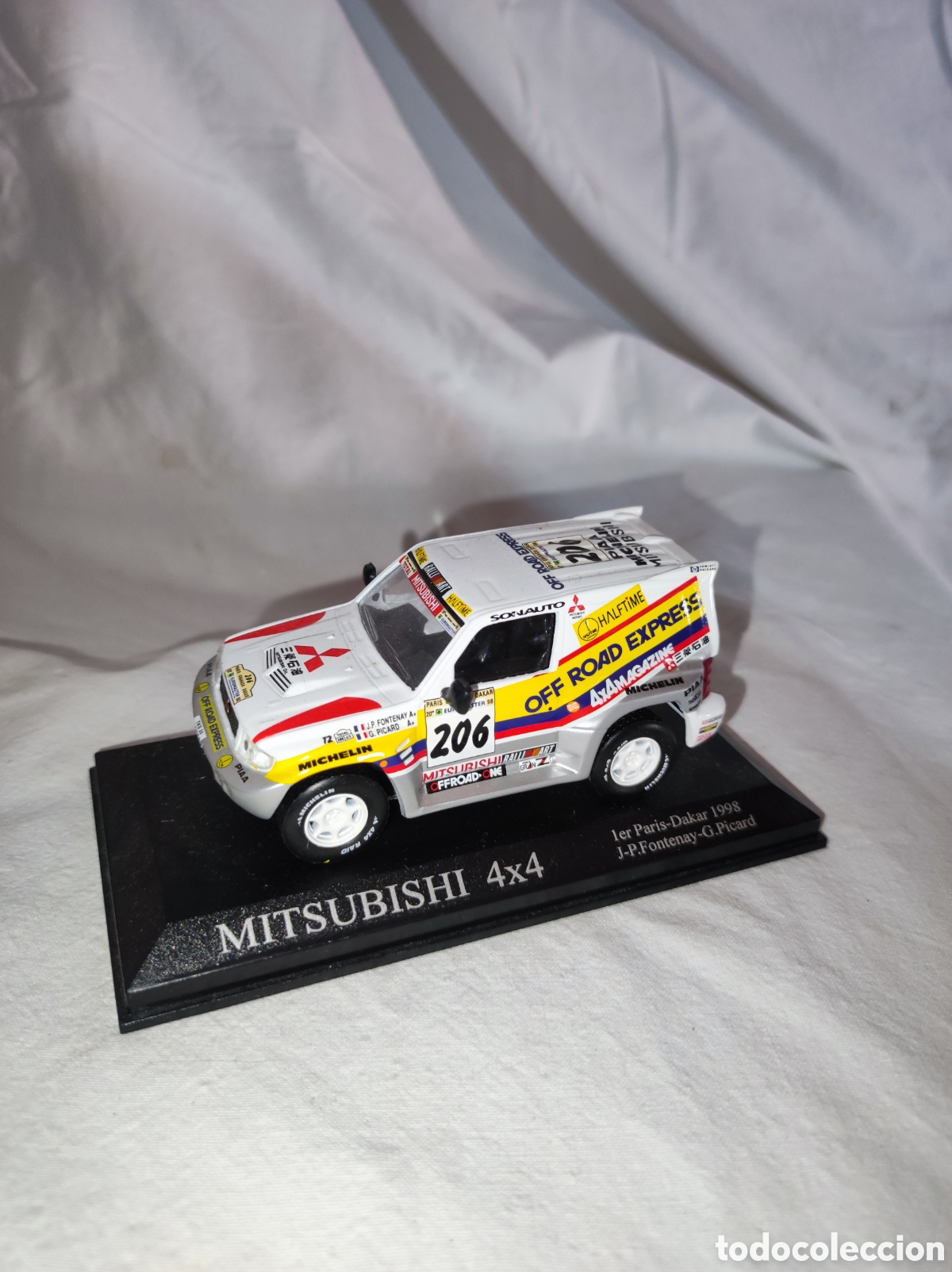Coches a escala: Mitsubishi 4x4 - 1er Paris-Dakar 1998 - J-P. Fontenay G. Picard