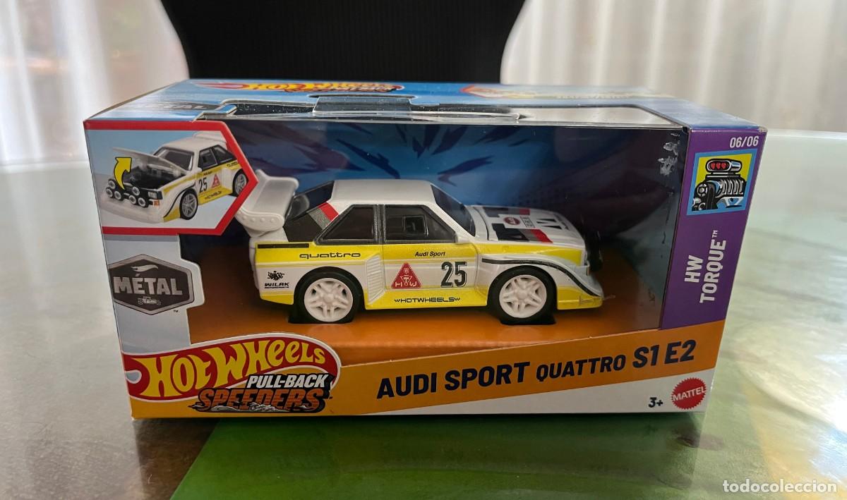 Coches a escala: Audi Sport Quattro S1 E2 Pull-Back Speeders Hot Wheels 1:43