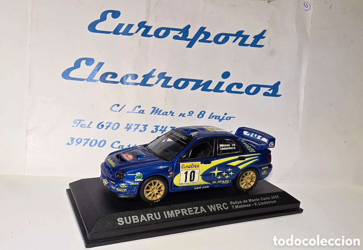 Coches a escala: Subaru Impreza WRC Montecarlo escala 1/43