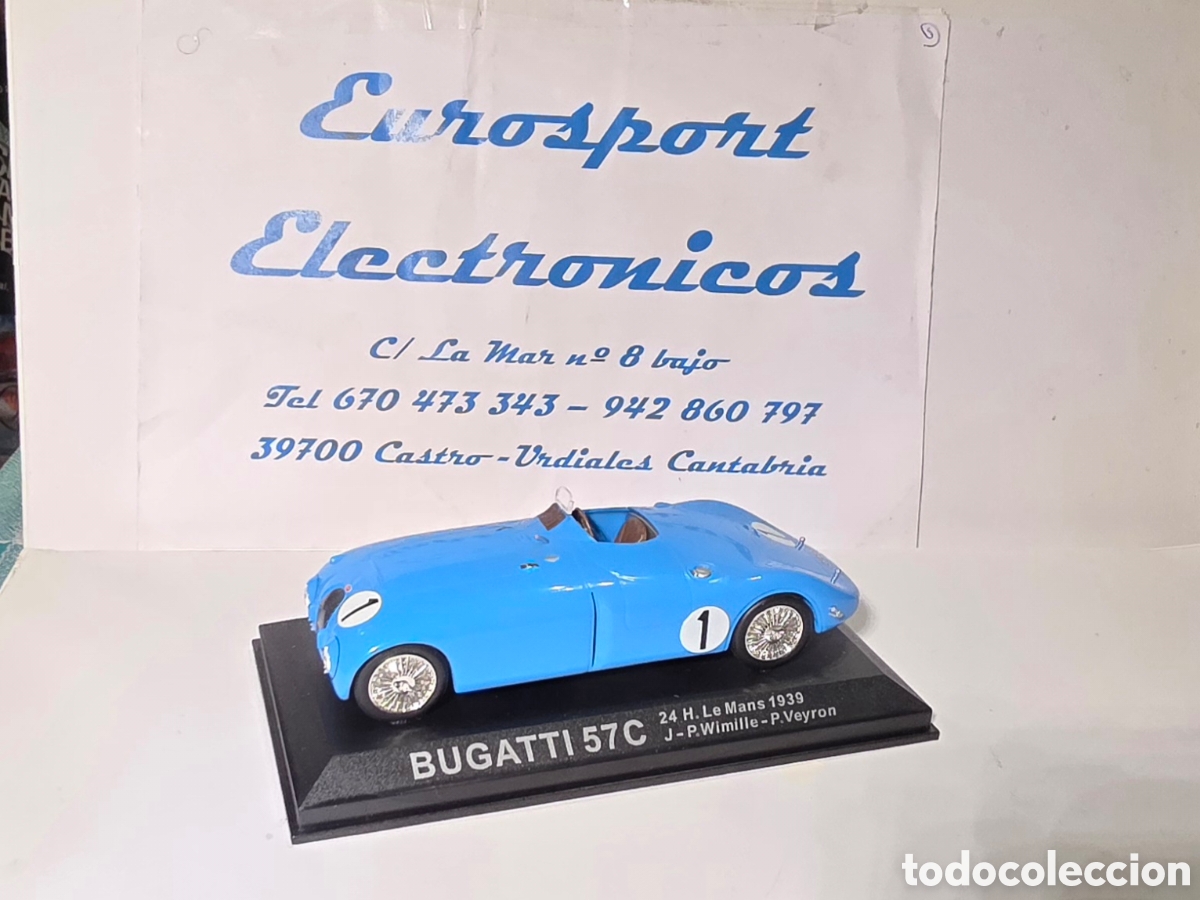 Coches a escala: Bugatti 57C Le Mans 1939 escala 1/43