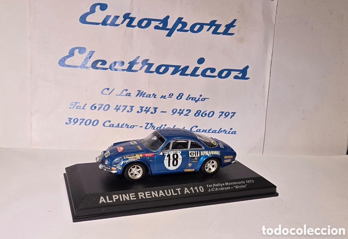 Coches a escala: Alpine Renault A110 Montecarlo 1/43