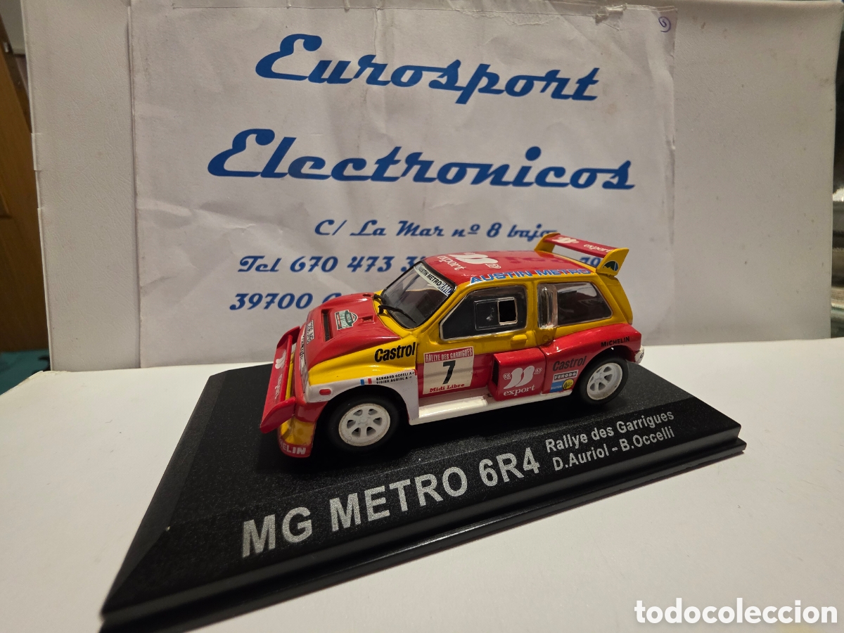 Coches a escala: MG Metro 6R4 R. Gorriones escala 1/43