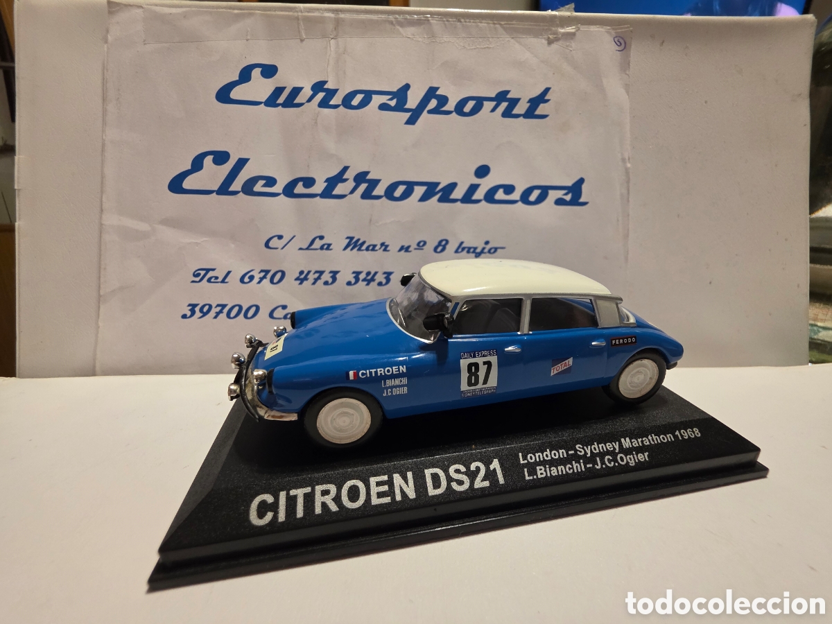 Coches a escala: Citro&euml;n DS21 London-Sydney escala 1/43