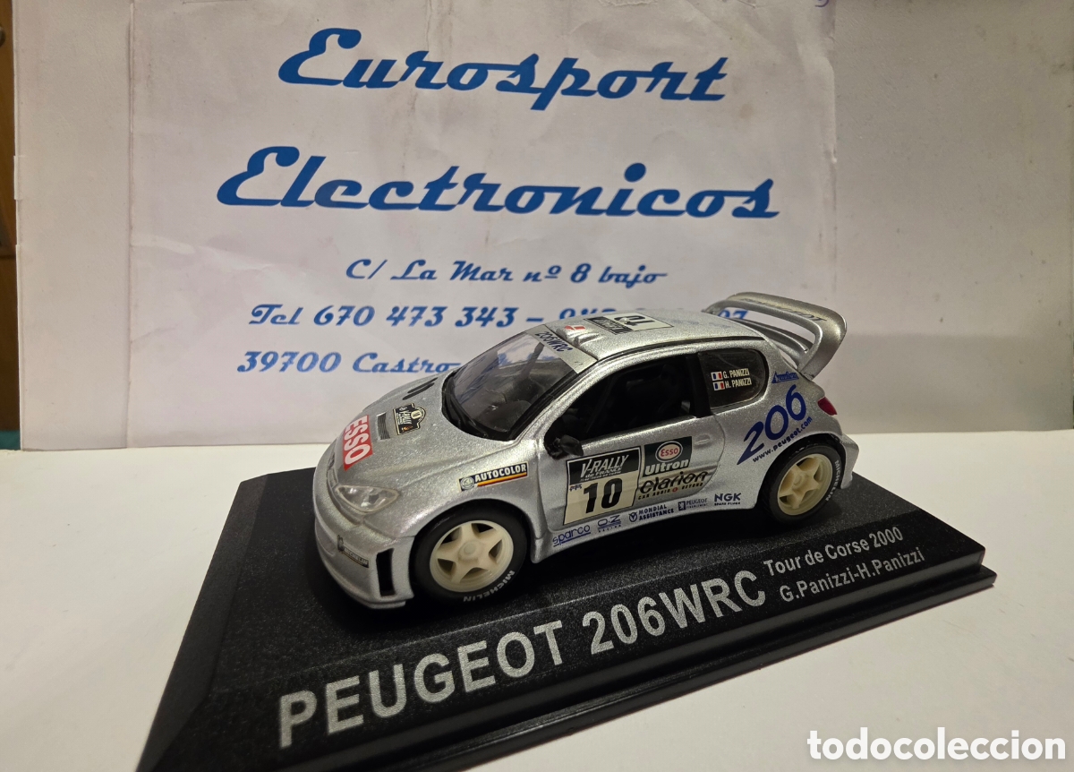 Coches a escala: Peugeot 206 WRC R. Corcega 1/43
