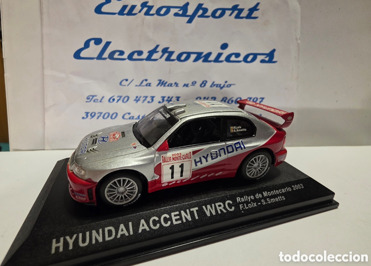 Coches a escala: Hundai Accent WRC MONTECARLO 1/43