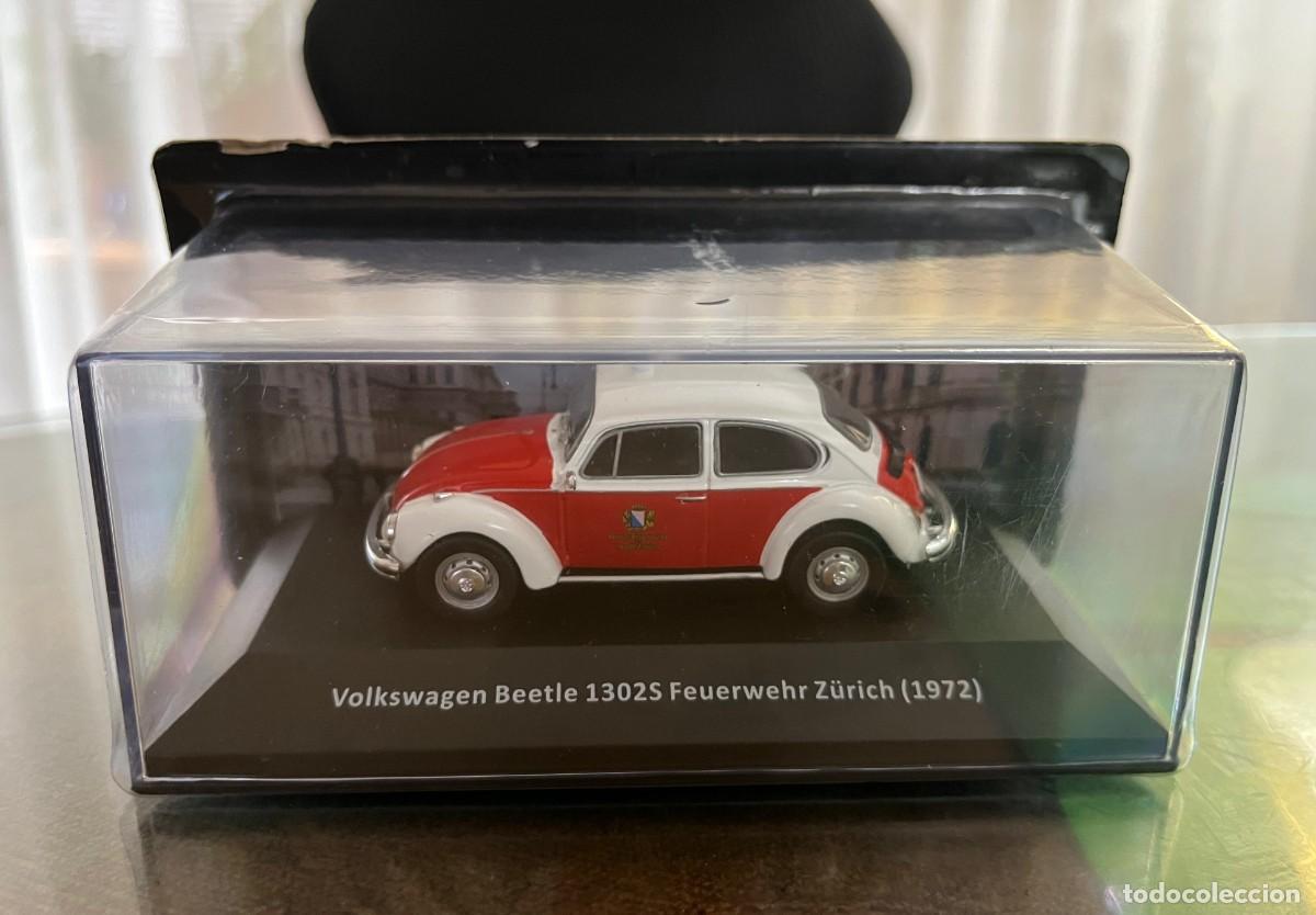 Coches a escala: Volkswagen Beetle 1302S Feuerwehr Zurich 1972 1:43
