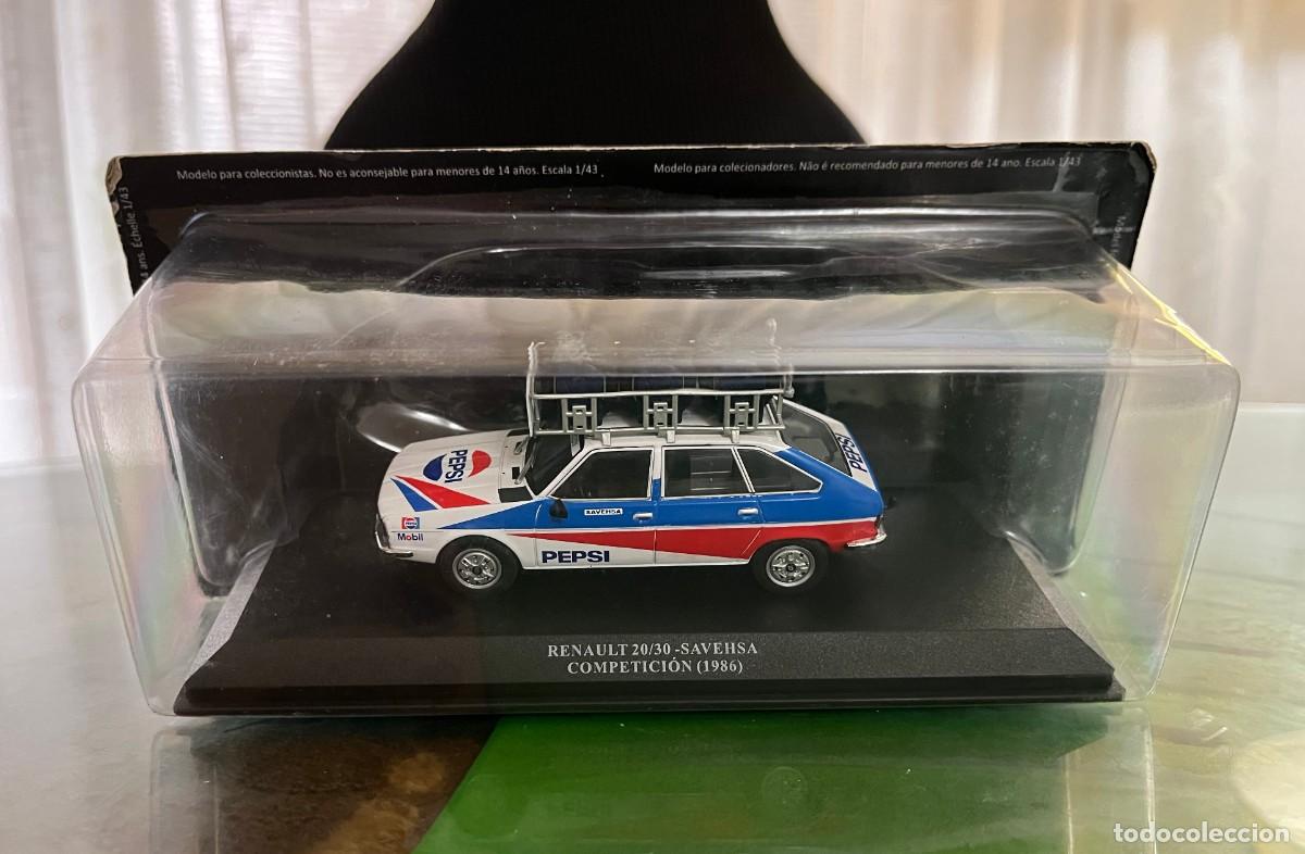 Coches a escala: Renault 20/30 Savehsa Competicion Asistencia Pepsi 1986 1:43