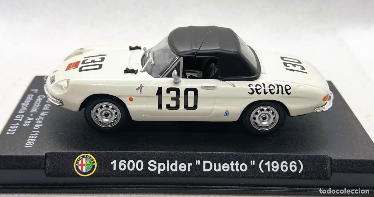 Coches a escala: ALFA ROMEO SPIDER DUETO 1600 DE 1966, ESC.1/43, BUENO - FLA