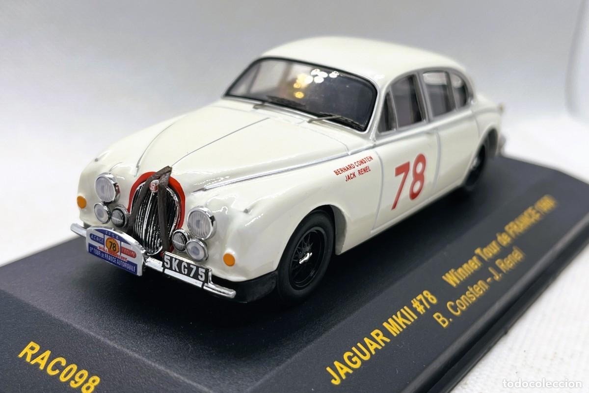 Coches a escala: IXO, JAGUAR MKII TOUR DE FRANCE 1960, ESC.1/43, EXCELENTE - FLA