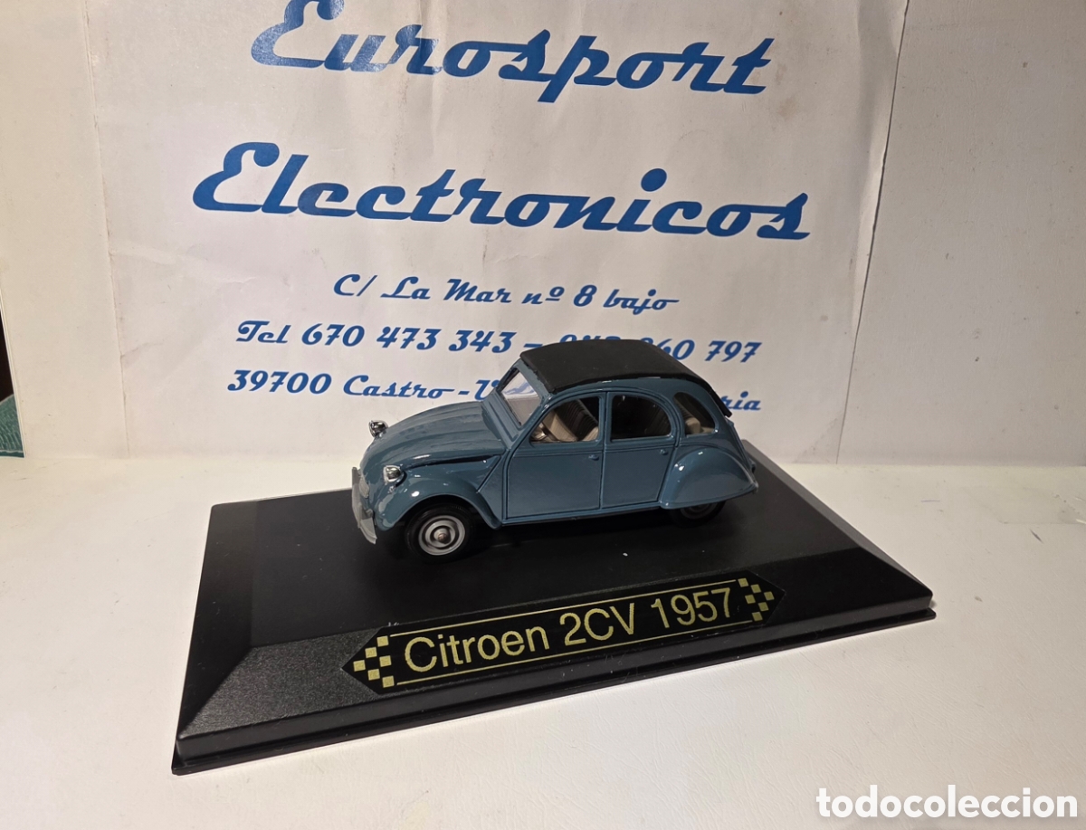 Coches a escala: Citro&euml;n 2CV 1957 escala 1/43