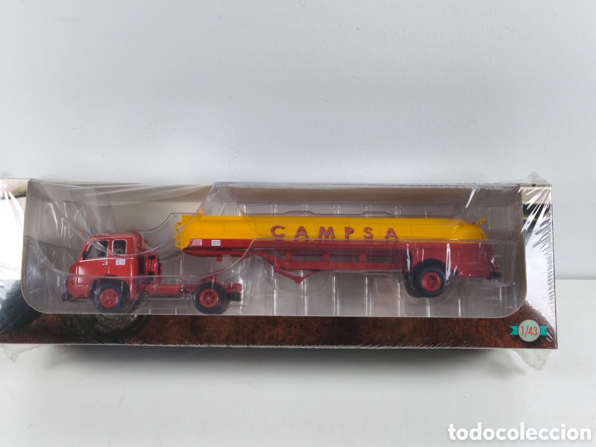 Coches a escala: Cami&oacute;n cisterna Campsa Pegaso mofletes de Altaya 1/43 precintado