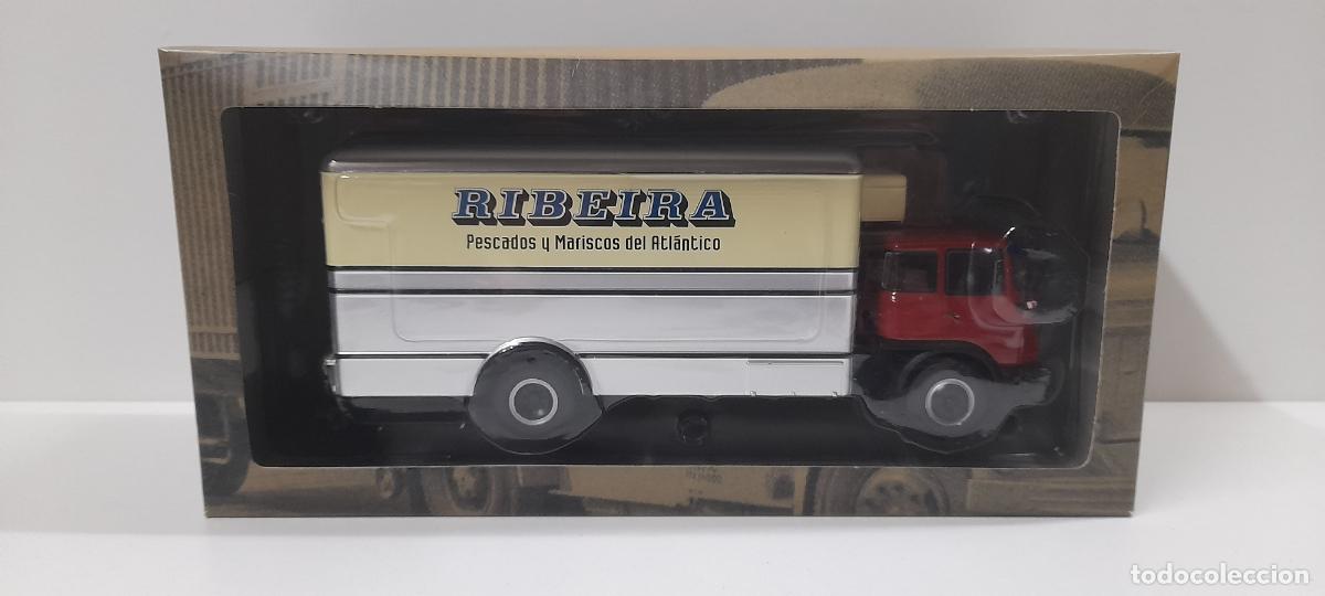 Coches a escala: CAMION RIBEIRA - PESCADOS Y MARISCOS DEL ATLANTICO . CAJA ORIGINAL . ESCALA 1/43 . SIN USO