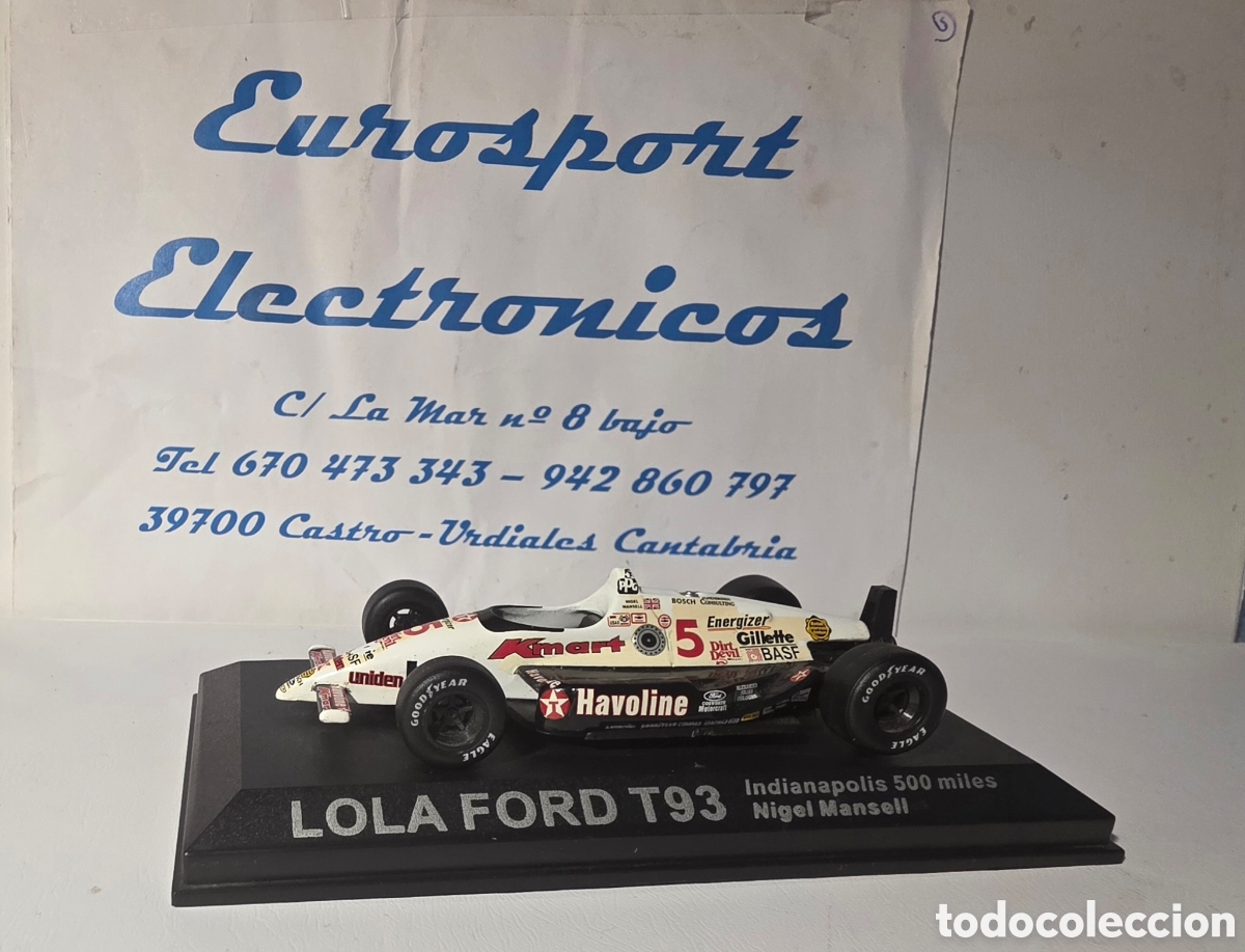 Coches a escala: Lola Ford T93 Mansell escala 1/43