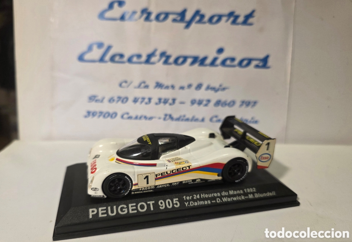 Coches a escala: Peugeot 905 Le Mans 1992 escala 1/43