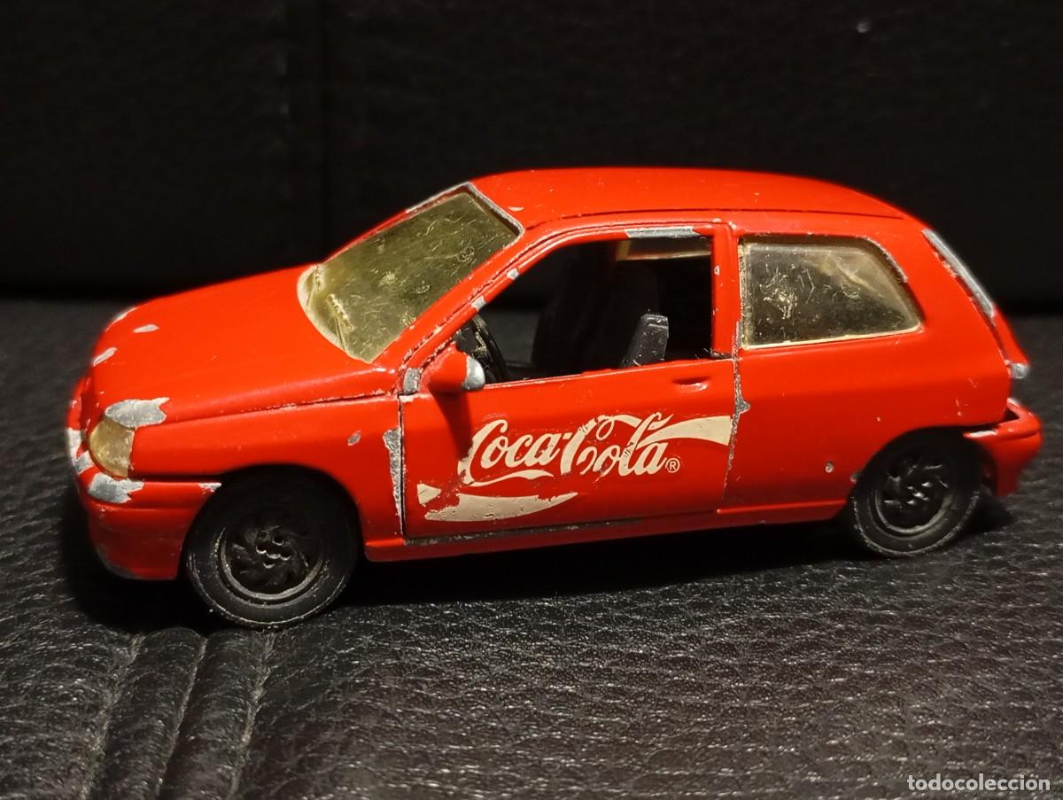 Coches a escala: RENAULT CLIO COCA COLA - 1/43 - COCHE MINIATURA - SOLIDO - PARA RESTAURAR