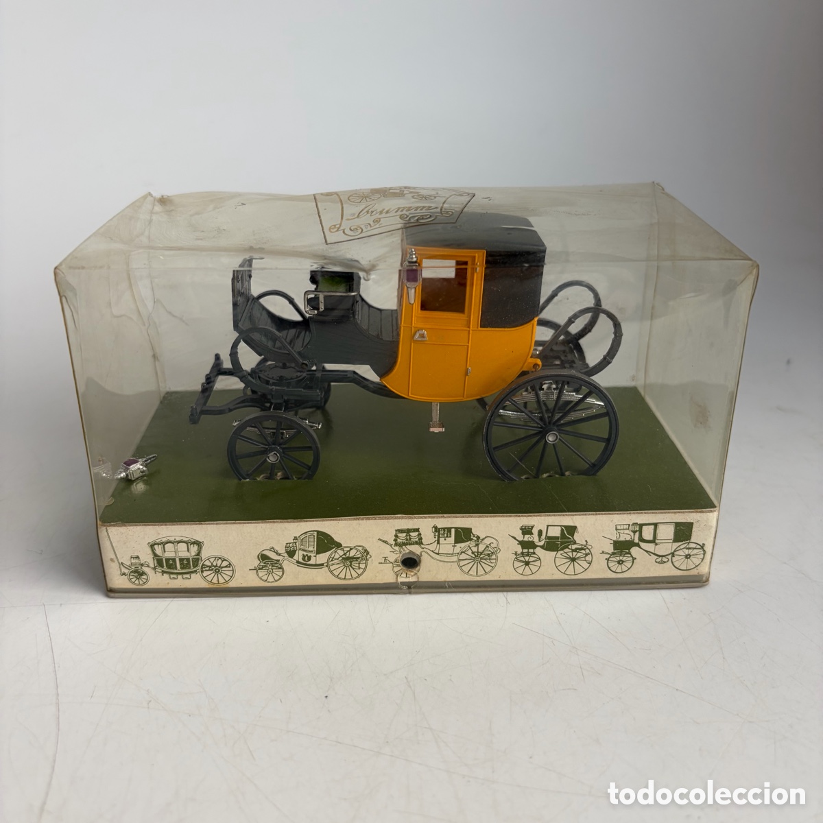 Coches a escala: Carroza carreta coche carruaje Post Chaise 1790 Brumm