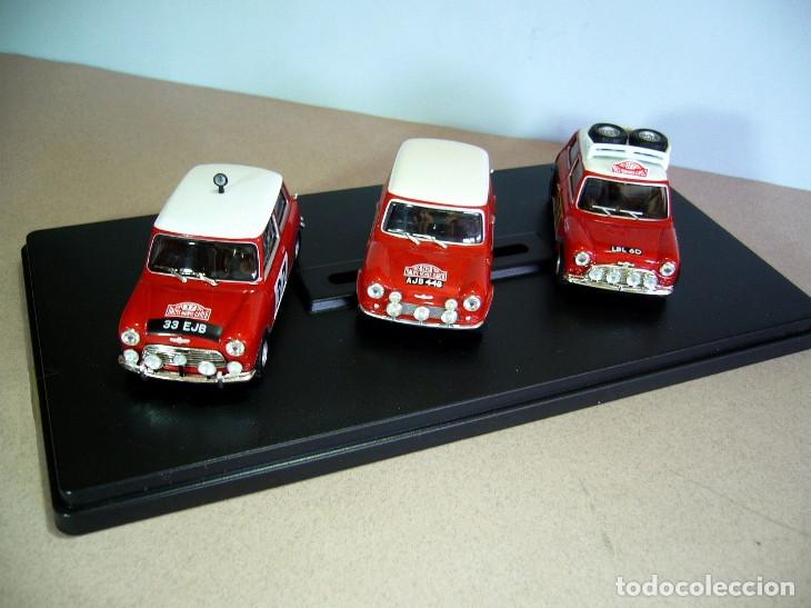 Coches a escala: 3 Mini Cooper Vencedores del Rally de Montecarlo