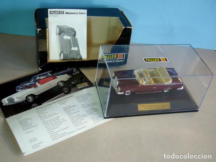 Coches a escala: Mercedes 220 SE cabriolet Faller
